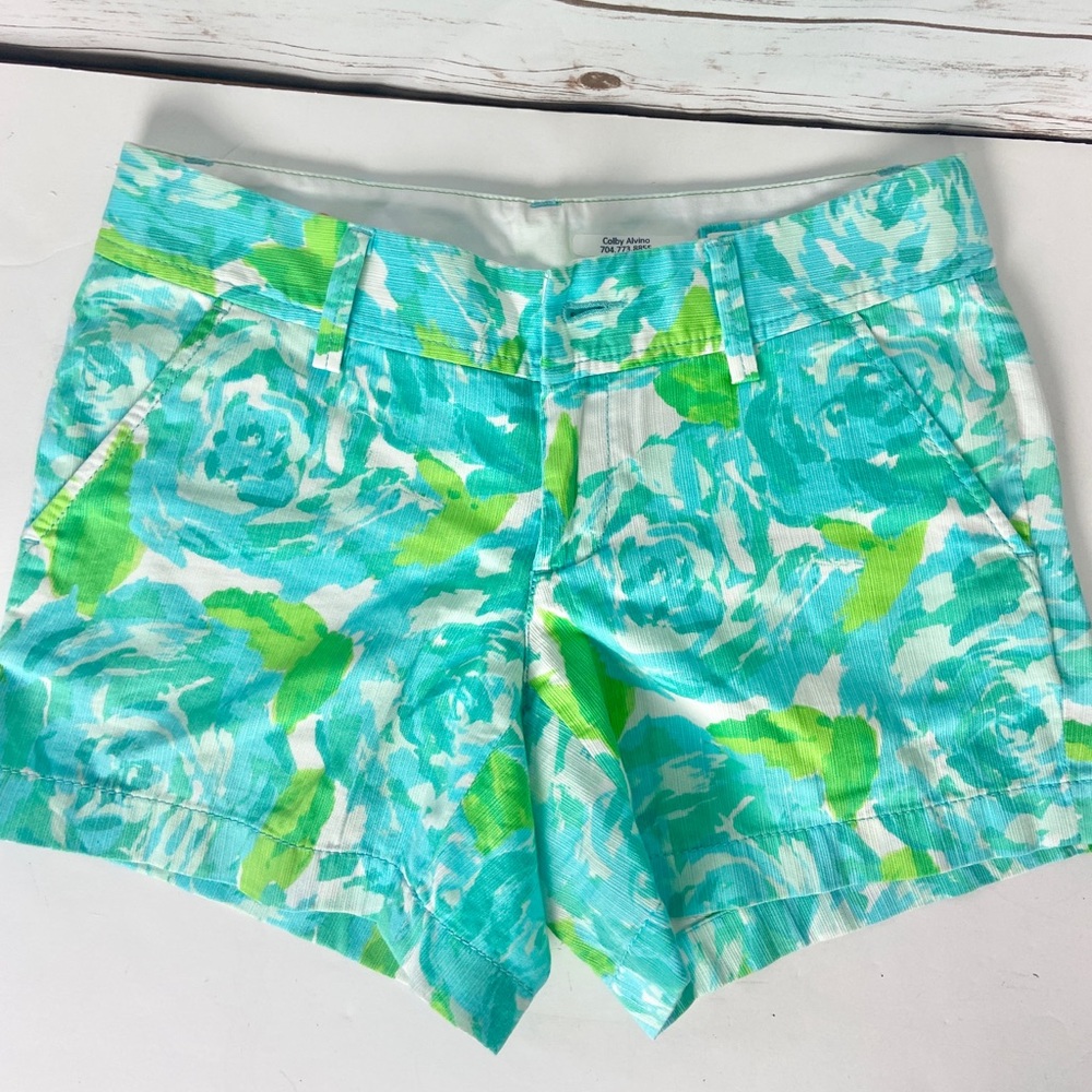 Lily Pulitzer Summer Shorts Size 0